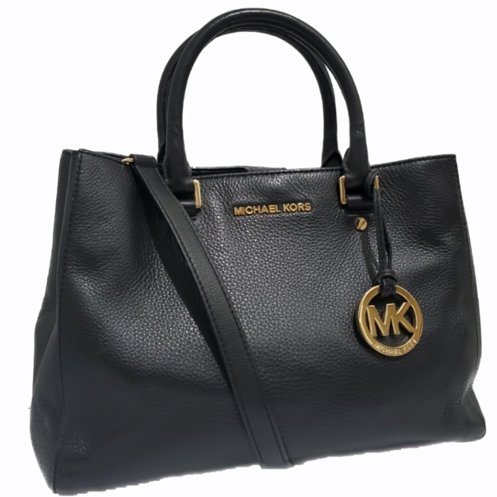 *Sold**Michael Michael Kors Leather Satchel Crossbody